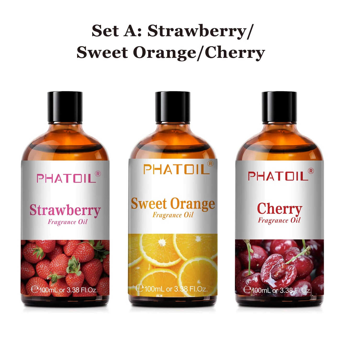 100Ml Aromatherapy Fragrance Oil Coconut & Vanilla Strawberry Cherry Lemon 1/2/3Pcs Aroma Oil for Diffuser Candle Making