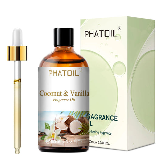 100Ml Aromatherapy Fragrance Oil Coconut & Vanilla Strawberry Cherry Lemon 1/2/3Pcs Aroma Oil for Diffuser Candle Making