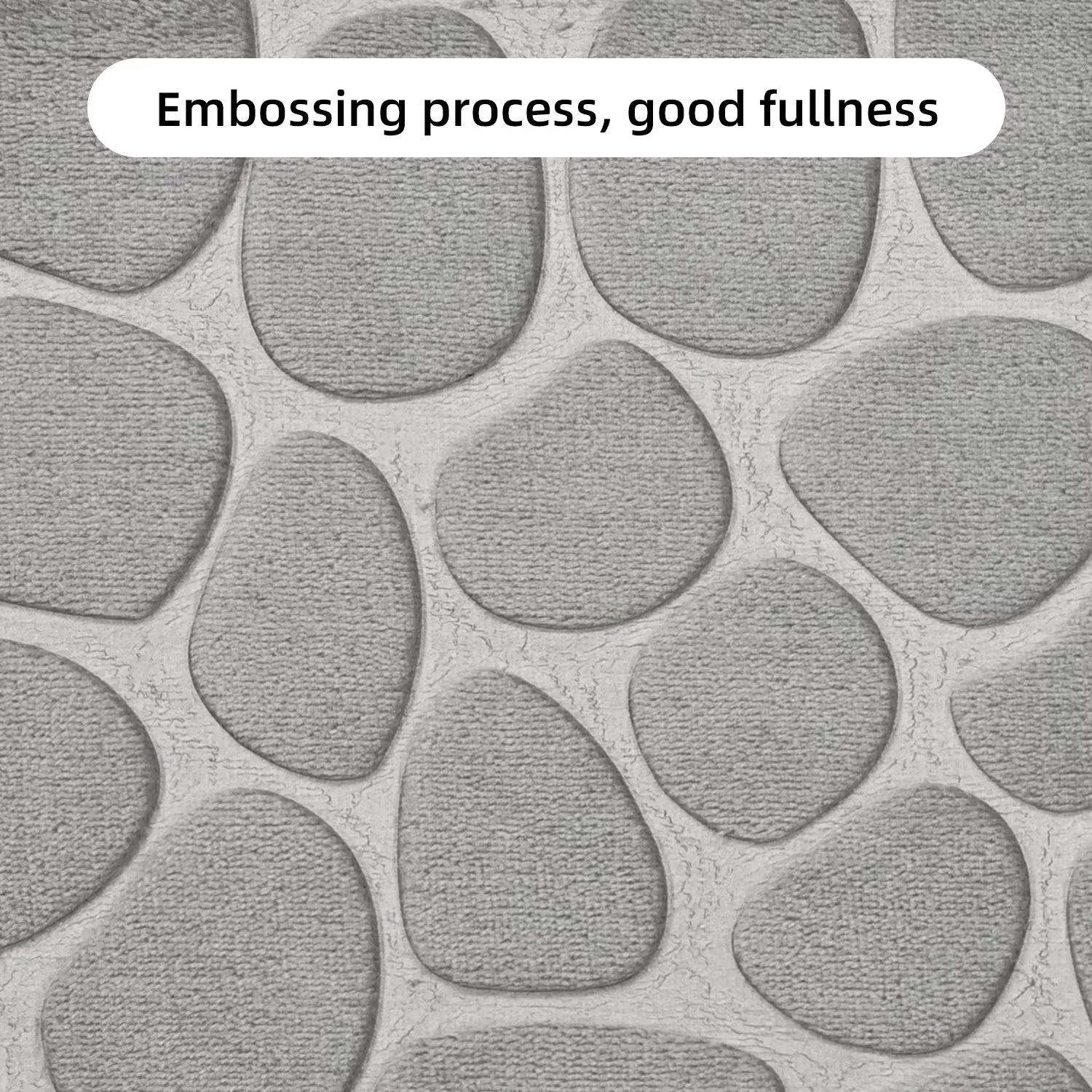 1Pc Anti-Slip Cobblestone Floor Mat for Bathroom, and Absorbs Water and Reduces Slips and Falls