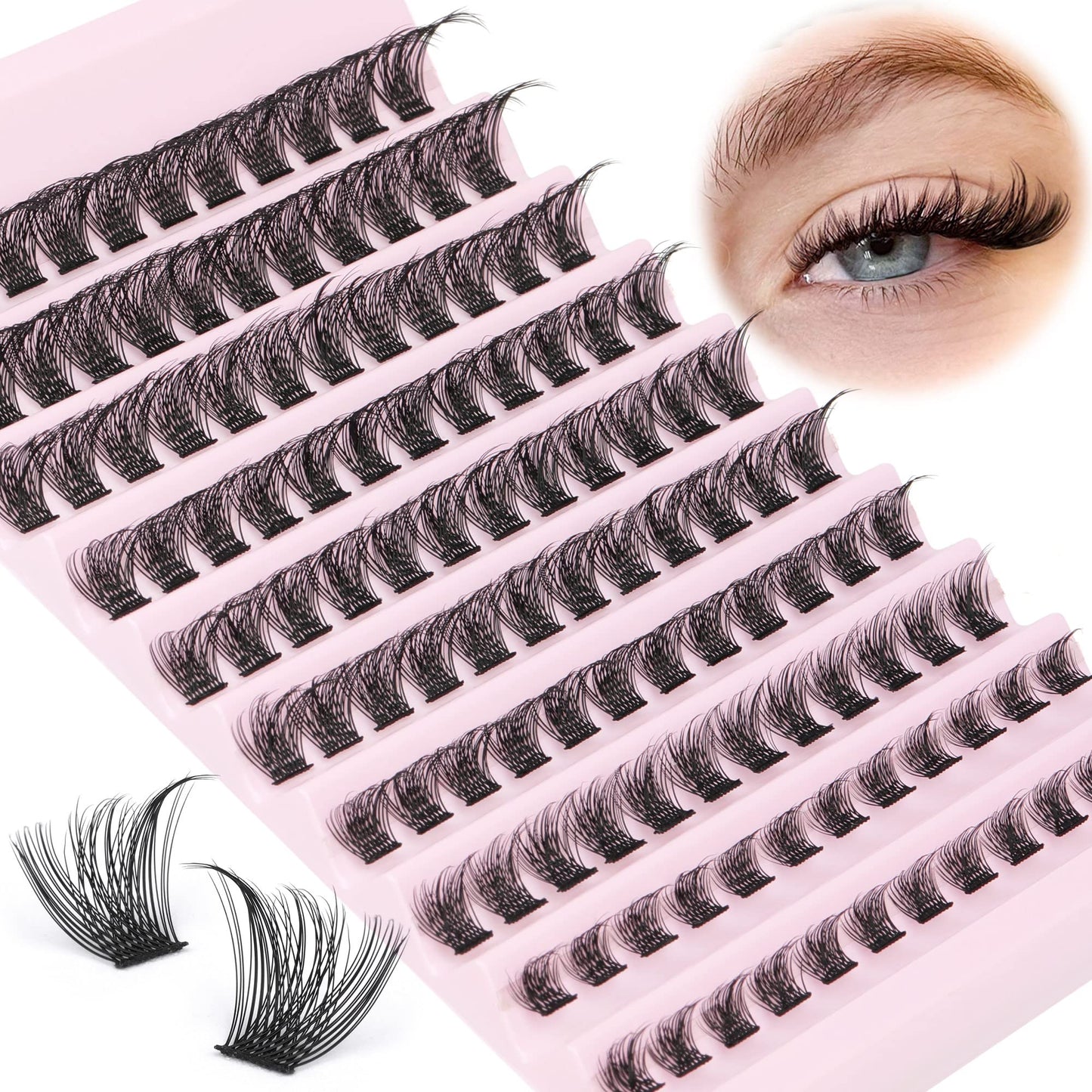 Fluffy Lash Clusters