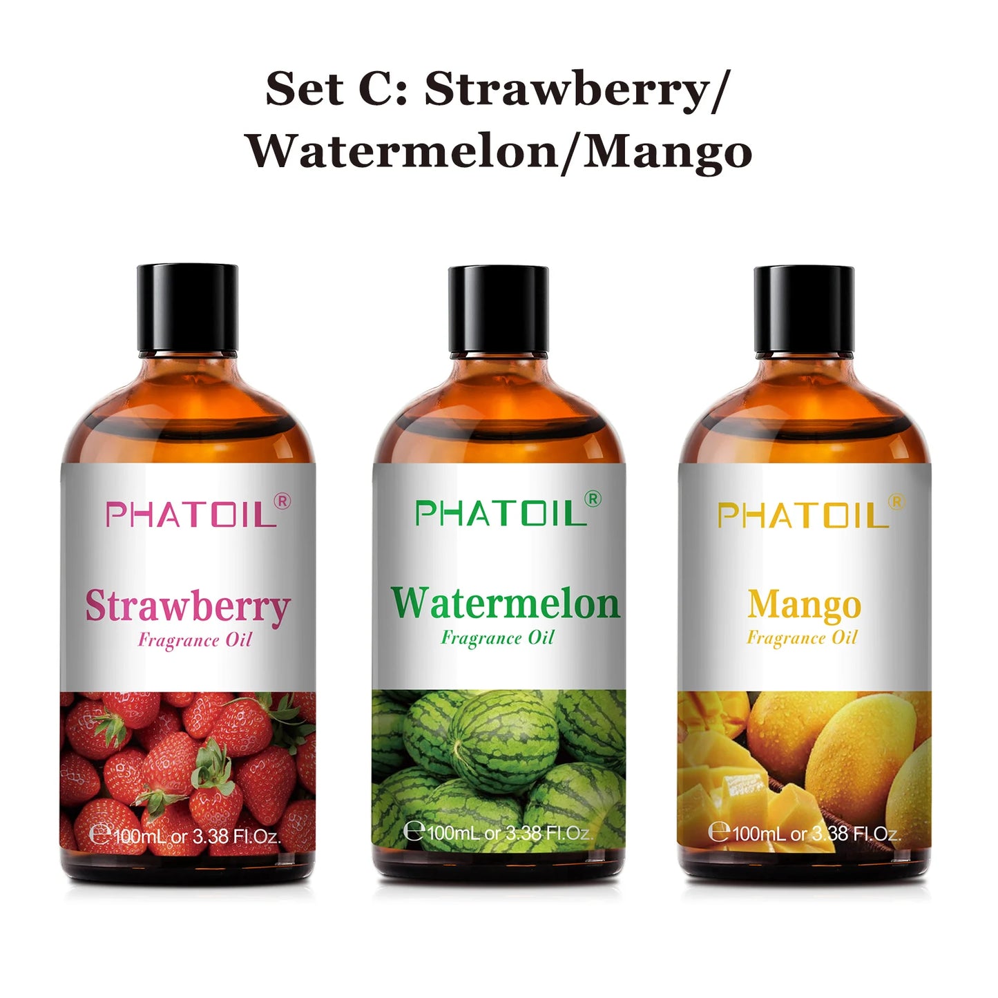 100Ml Aromatherapy Fragrance Oil Coconut & Vanilla Strawberry Cherry Lemon 1/2/3Pcs Aroma Oil for Diffuser Candle Making